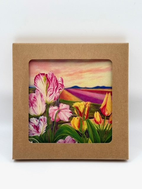 2025 Tulip Festival Poster Art Individual Tile
