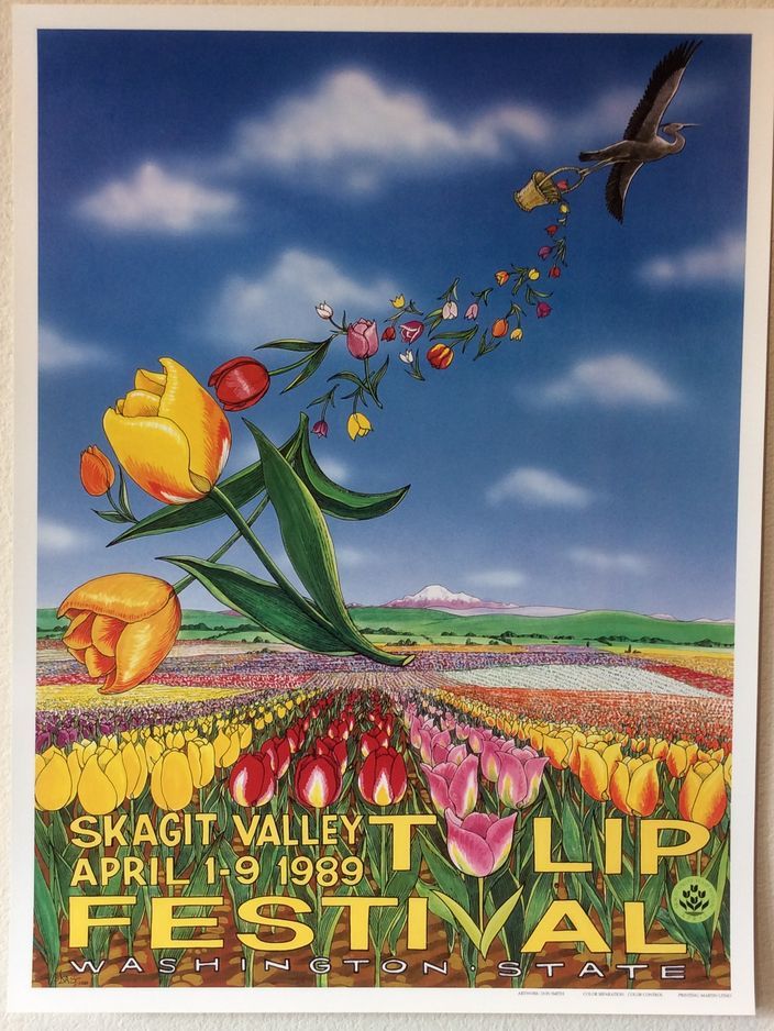 1989 Poster featuring Donald Smith artwork