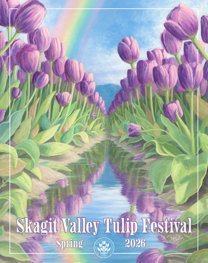2026 Official Tulip Festival Poster by Kylie Fair Anderson