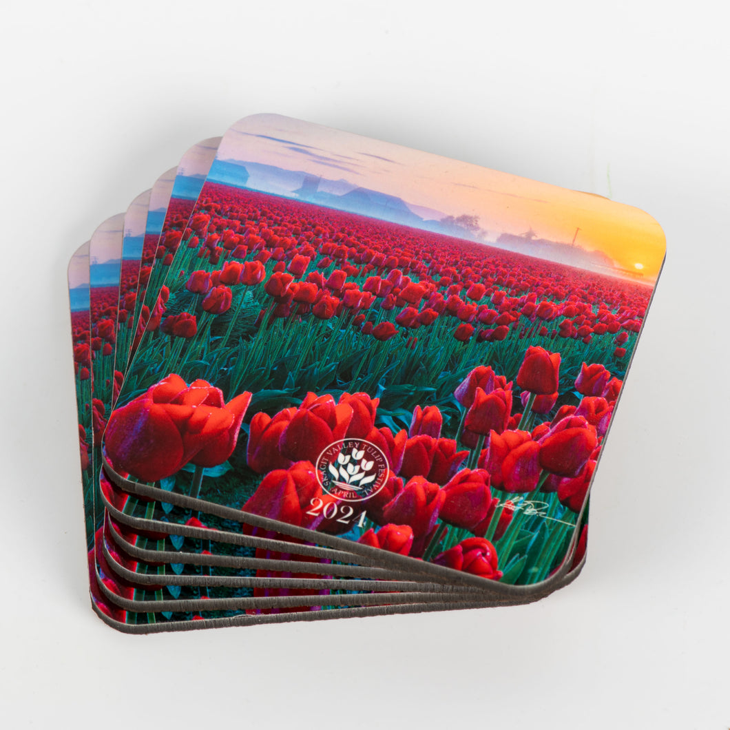 Coaster Set of (6) with 2024 Poster Image