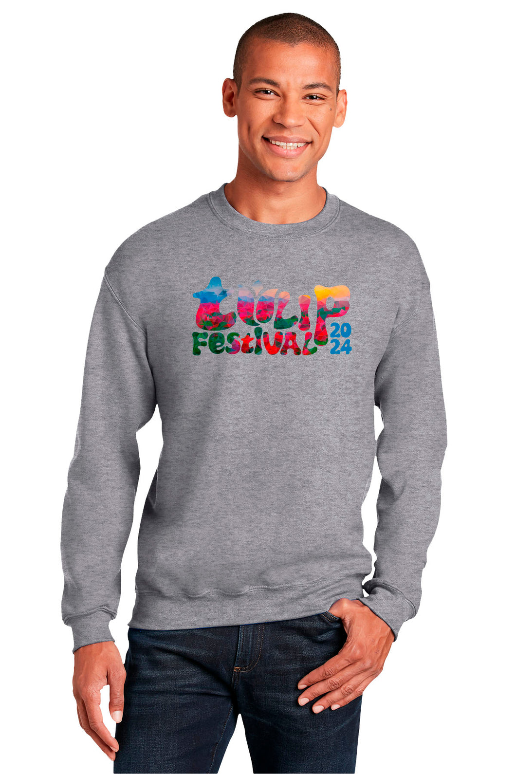 Classic Crewneck Sweatshirt with 2024 Festival Design