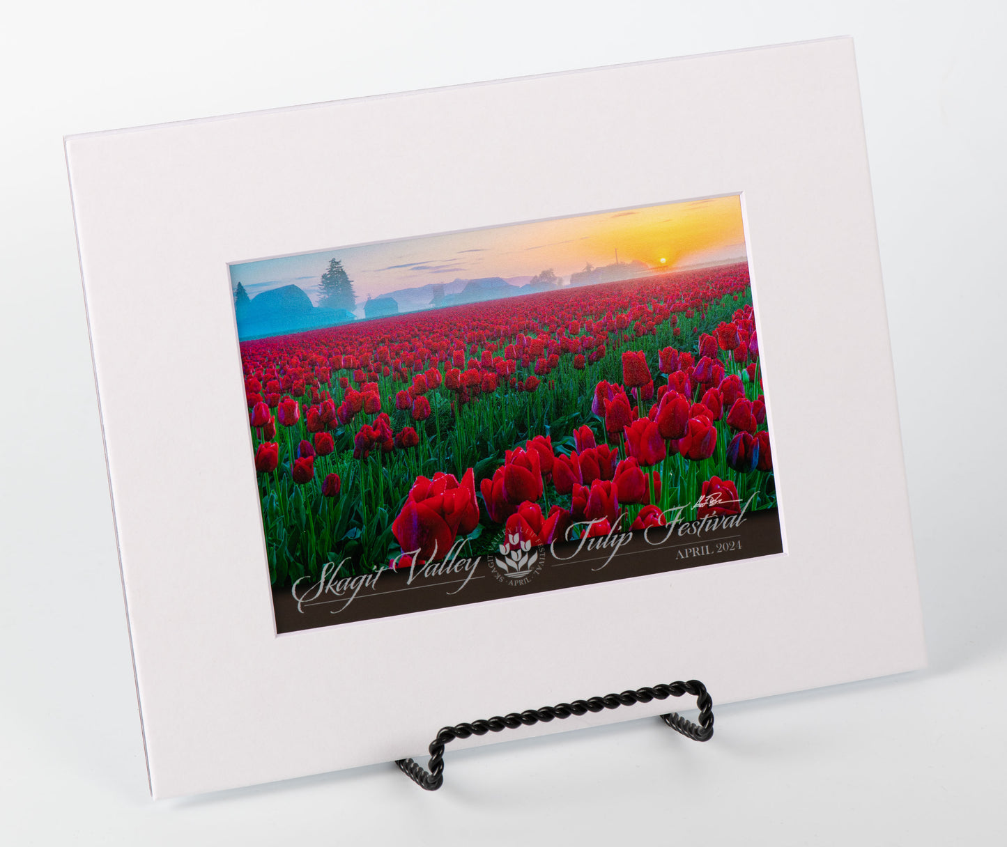 Matted Print 5X7 with 2024 Poster Image