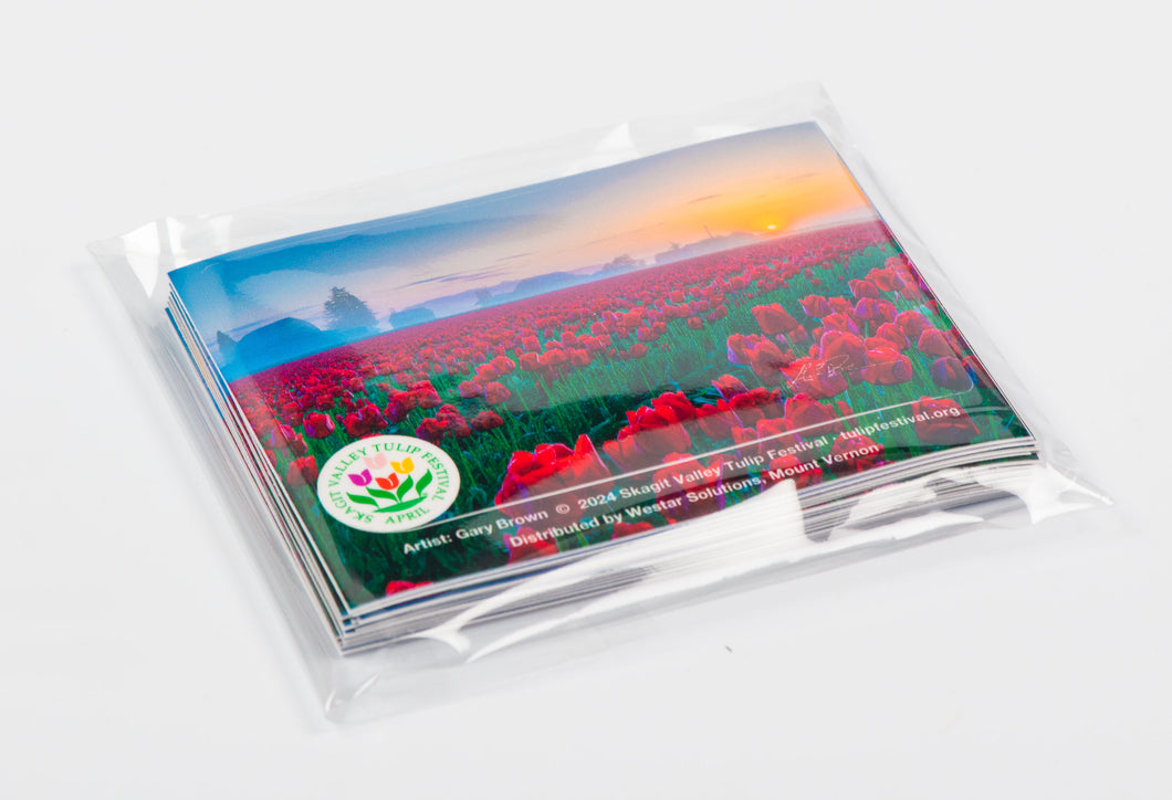 Tulip Festival Stickers (Pack of 24)