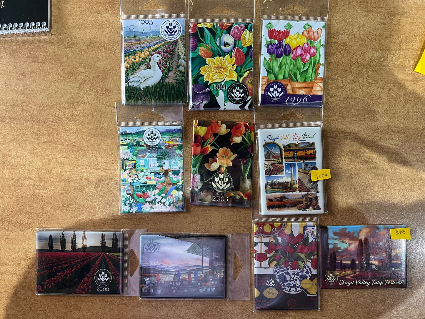 Official Tulip Festival Poster Tiles 1995-2021