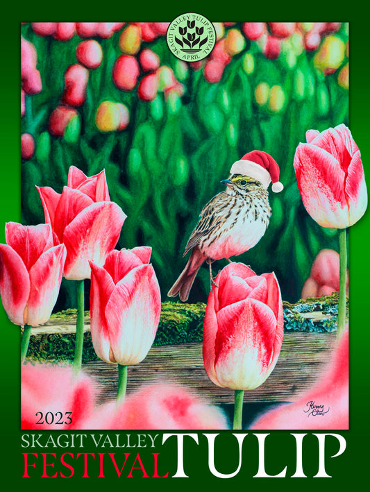 2023 Holiday Poster featuring Kerry Clavadetscher artwork