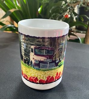 15 ounce Ceramic Coffee Mugs with various poster images