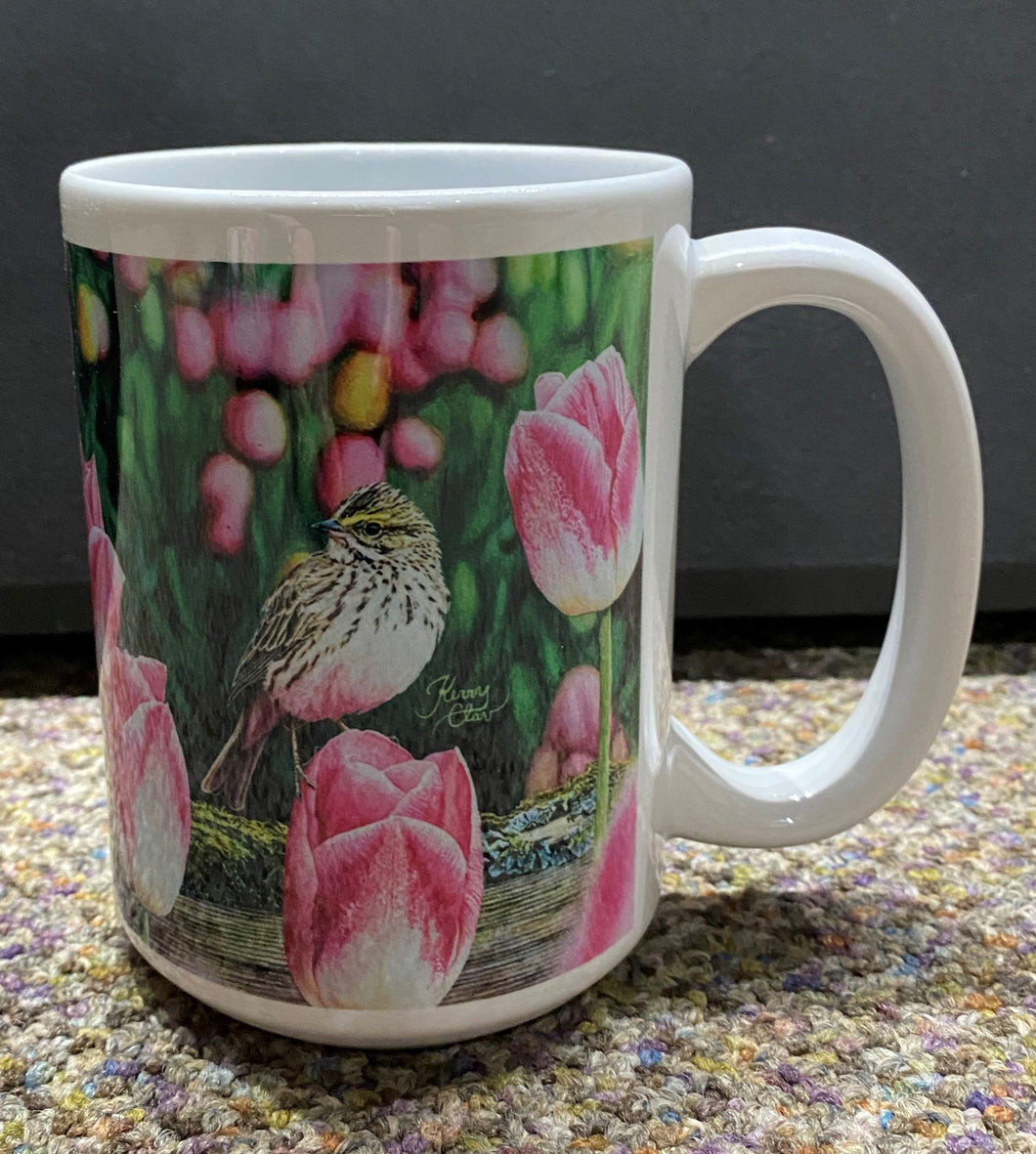 15 ounce Ceramic Coffee Mugs with various poster images